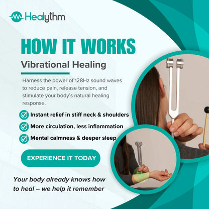 Healythm™ Fork – 128Hz Therapy